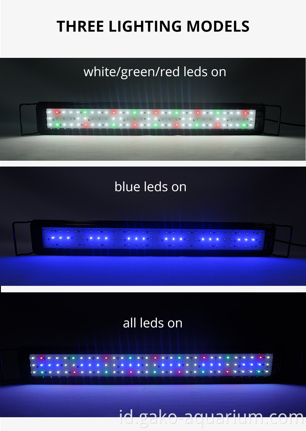 Led Brackets Fish Tank Lamp With Timer